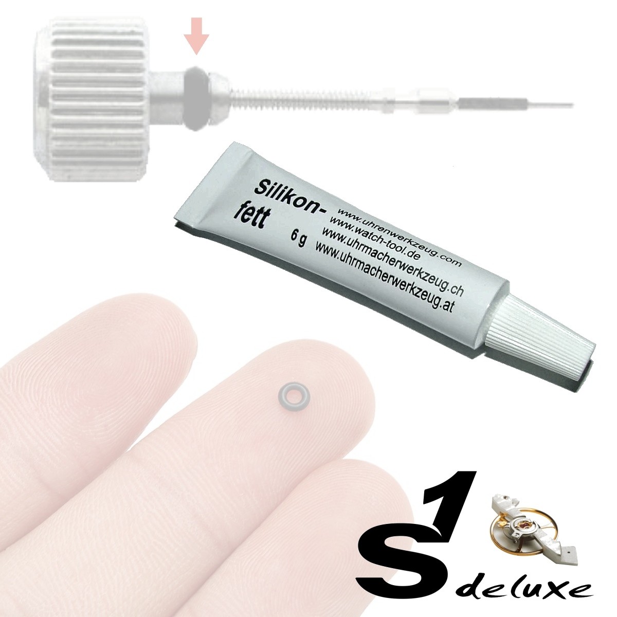 Graisse silicone DELUXE pour joints montres - Expert de matériel